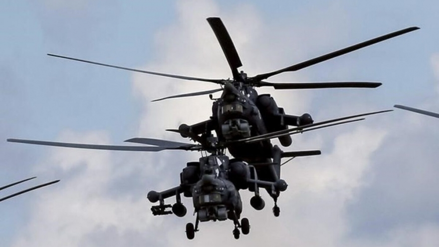 Toàn cảnh quốc tế sáng 1/2: Nga chuyển gấp thợ săn đêm Mi-28NE cho Iran